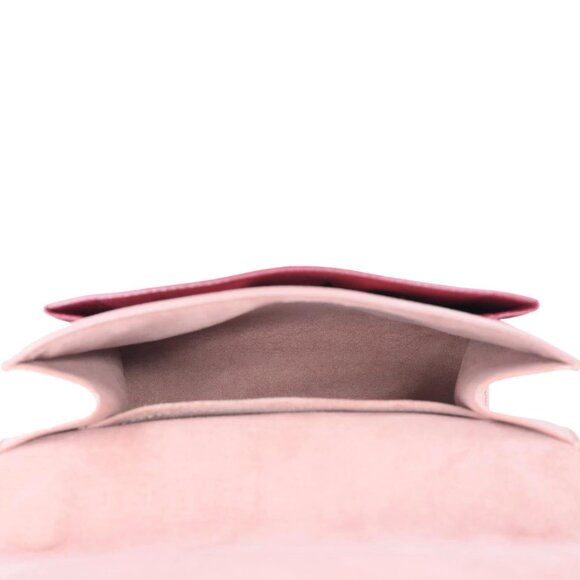 Louis Vuitton  Mylockme Leather Chain Crossbody Bag Pink - Picture 10 of 13
